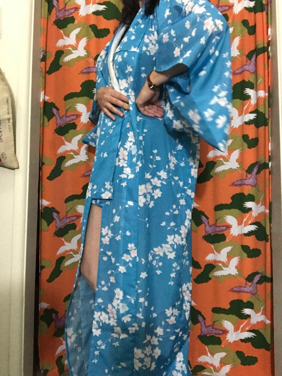 Vintage Sheer Kimono - image 4