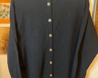 Scottish Sweater/Black Cardigan