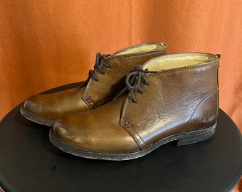 Frye Leather Equestrian Boots: Taupe Knee High, Size 6 - Etsy display picture 1