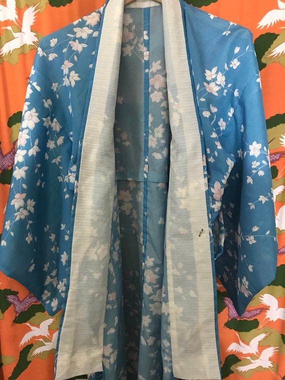 Vintage Sheer Kimono - image 5