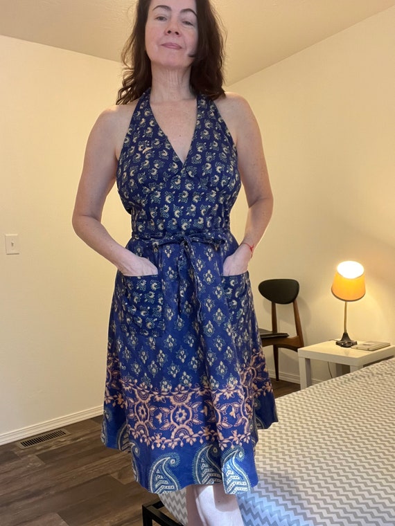 Halter Wrap Dress - image 1