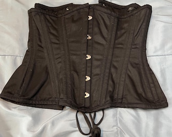 Black Balconette Corset
