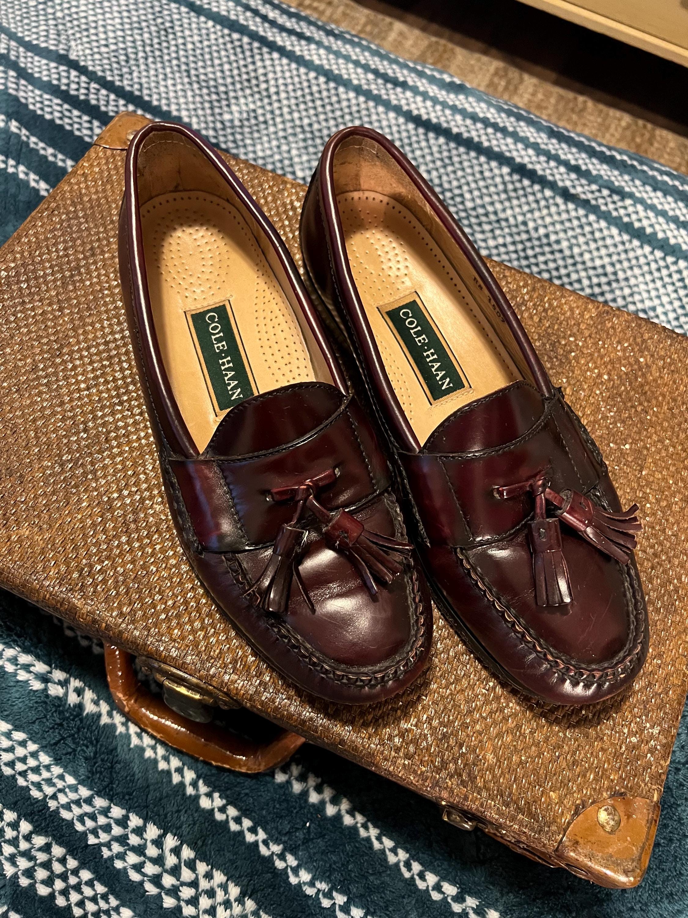 cole haan★本革ミュール★5.5★22.5★試着のみ★ランクN Cole-haan Men's 8.5 Tassel Loafers - Etsy