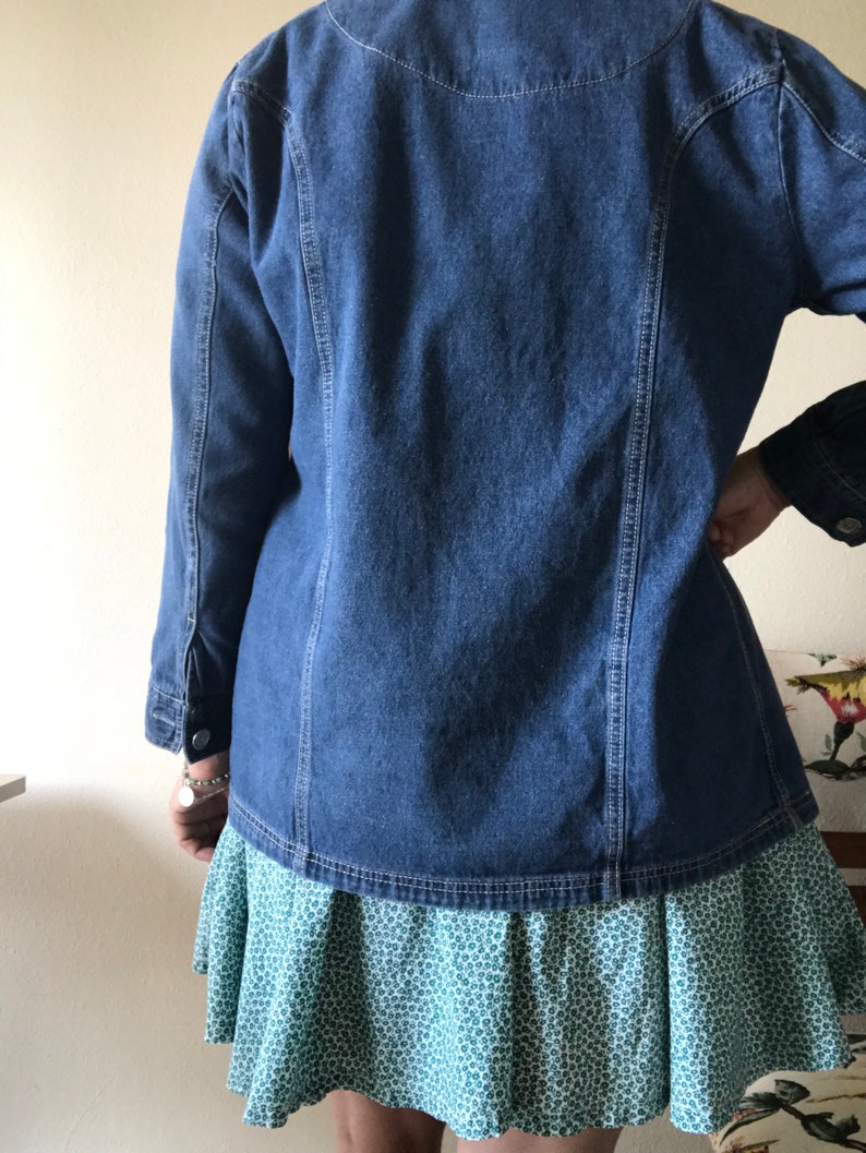 90s Denim Utility Jacket