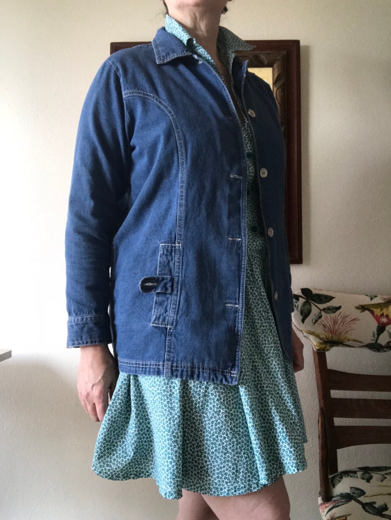 90s Denim Utility Jacket