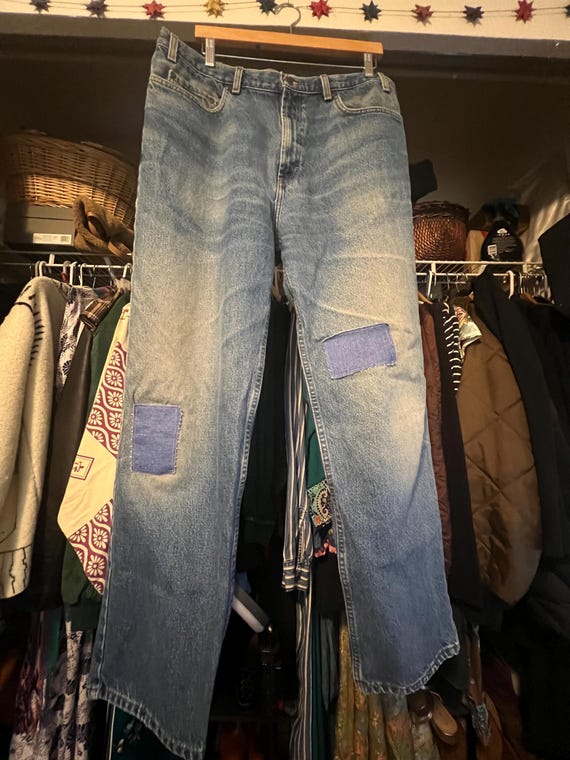 Patched Jeans 38x32