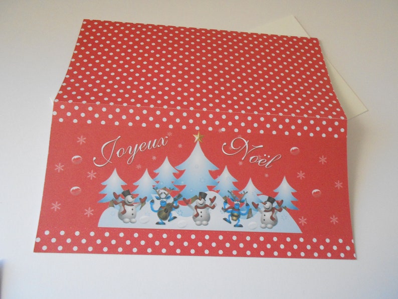 Carte de Noël Porte chèque Bon Cadeau Argent  Etsy