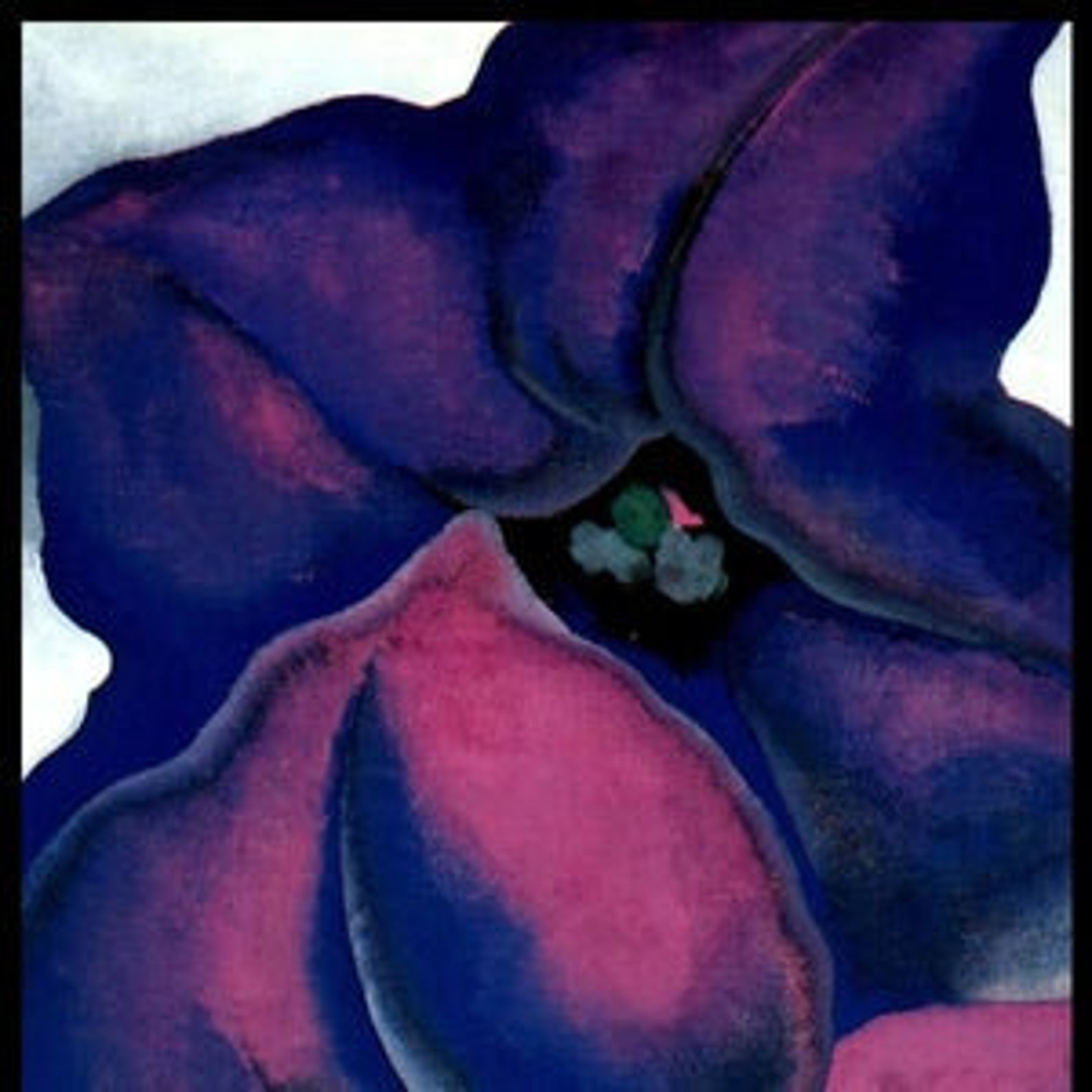 Art 1922 O'Keeffe Print Purple Leaves Oil On Etsy