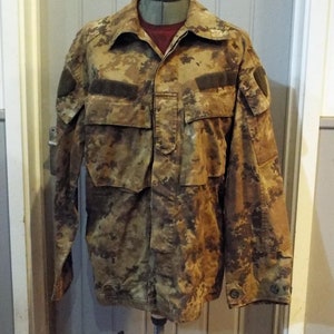 Distressed Dirt Stained Italian Army Tropical Shirt,  M - I
