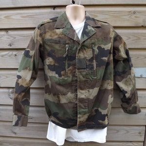 Chemisch gebeizte Armee-Jacke - 38" / 98 cm/ M Brustumfang