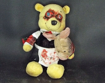 Piglet Is Served - Pooh Plush Soft Horror Toy
