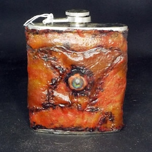 Fake Human Skin Covered Hip Flask #2