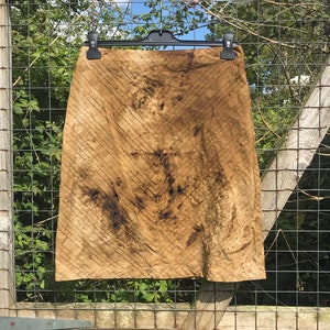 Post Apocalyptic Distressed Cotton Skirt  - UK12 - US8 - 32&quot; Waist