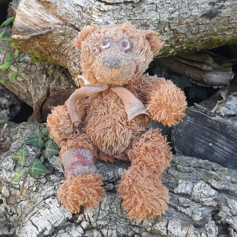 LARP Horror Bear Soft Toy Dystopia Wasteland Brown Mad Max Fallout Postapocalypse