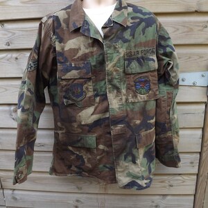 Chemisch gebeizte Armee-Jacke - 114 cm Brustumfang / L