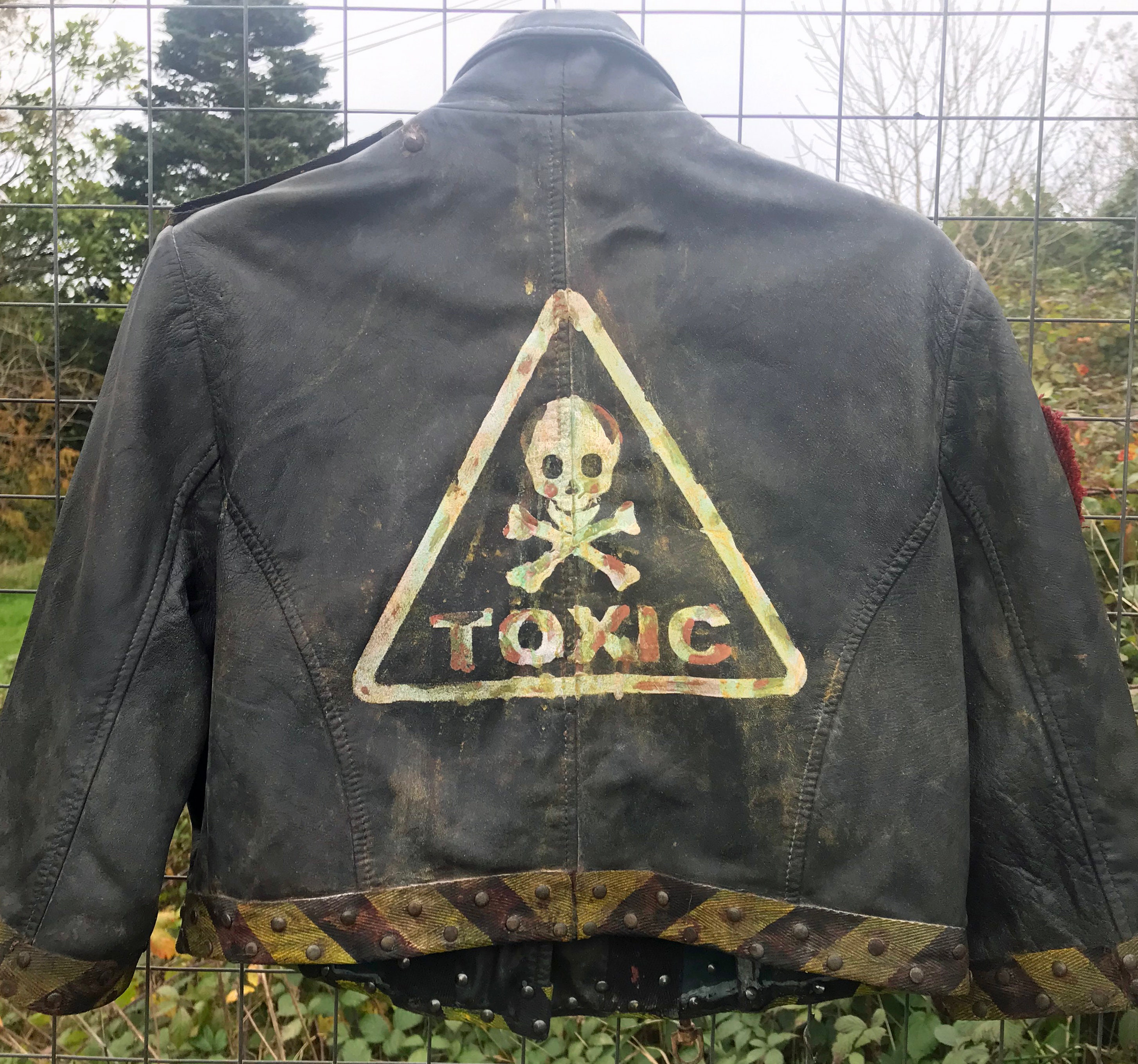 Post Apocalyptic Leather Bolero Jacket Size 10UK, 38EU, 8US - Etsy