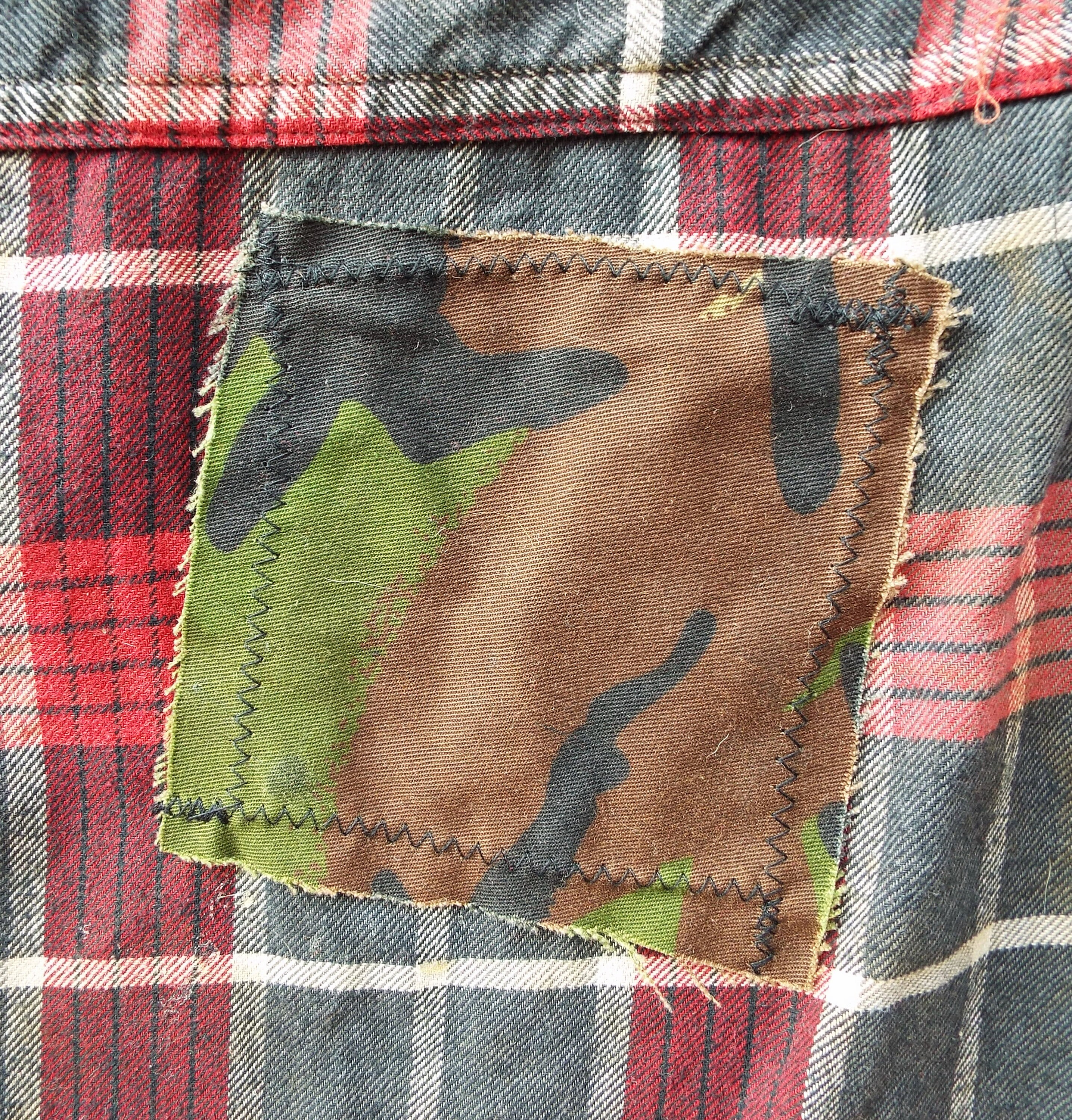 未使用 VICTIM PADDING CHECK SHIRT JACKET ファッション 