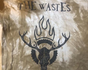 DISTRESSED - The Wastes T Shirt - Screen Printed - Heavy Cotton - Limited Edition