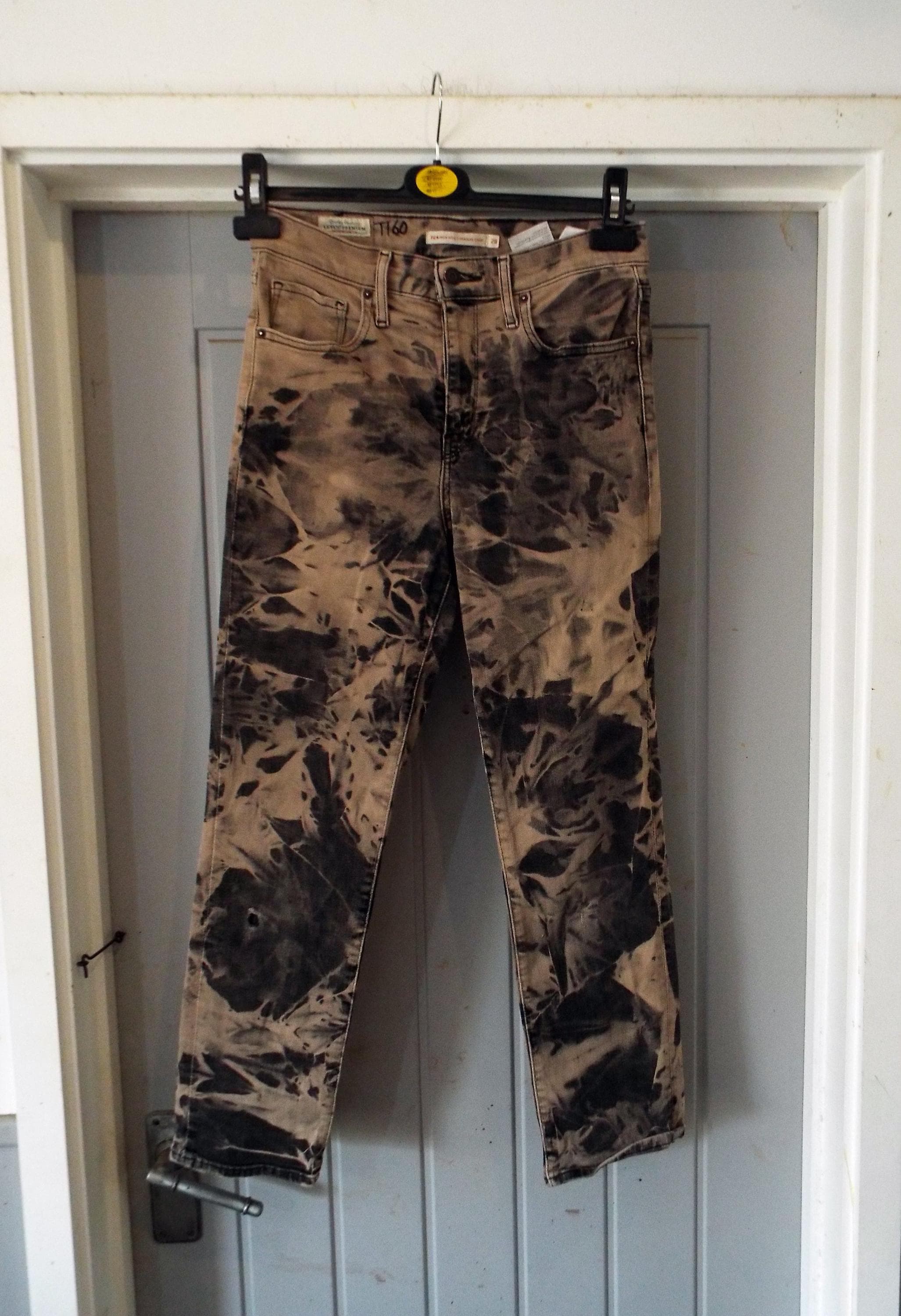 Bleach Black Jeans - Etsy UK