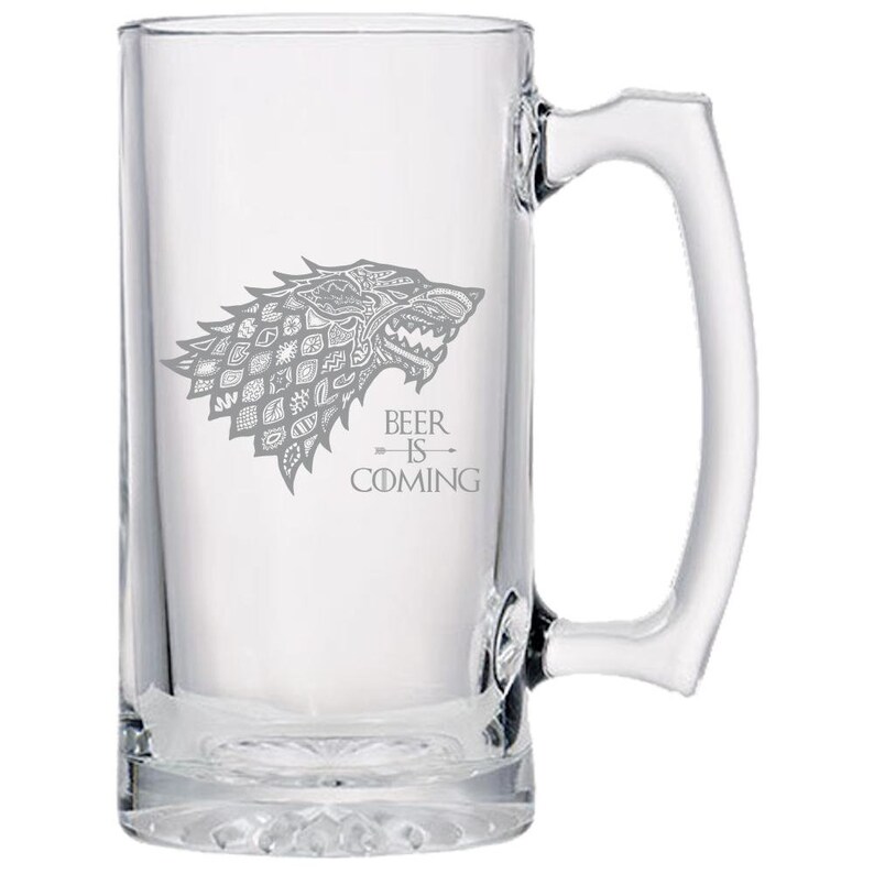 Custom Beer Mug Game Of Thrones Beer Glass Got Fans Etsy