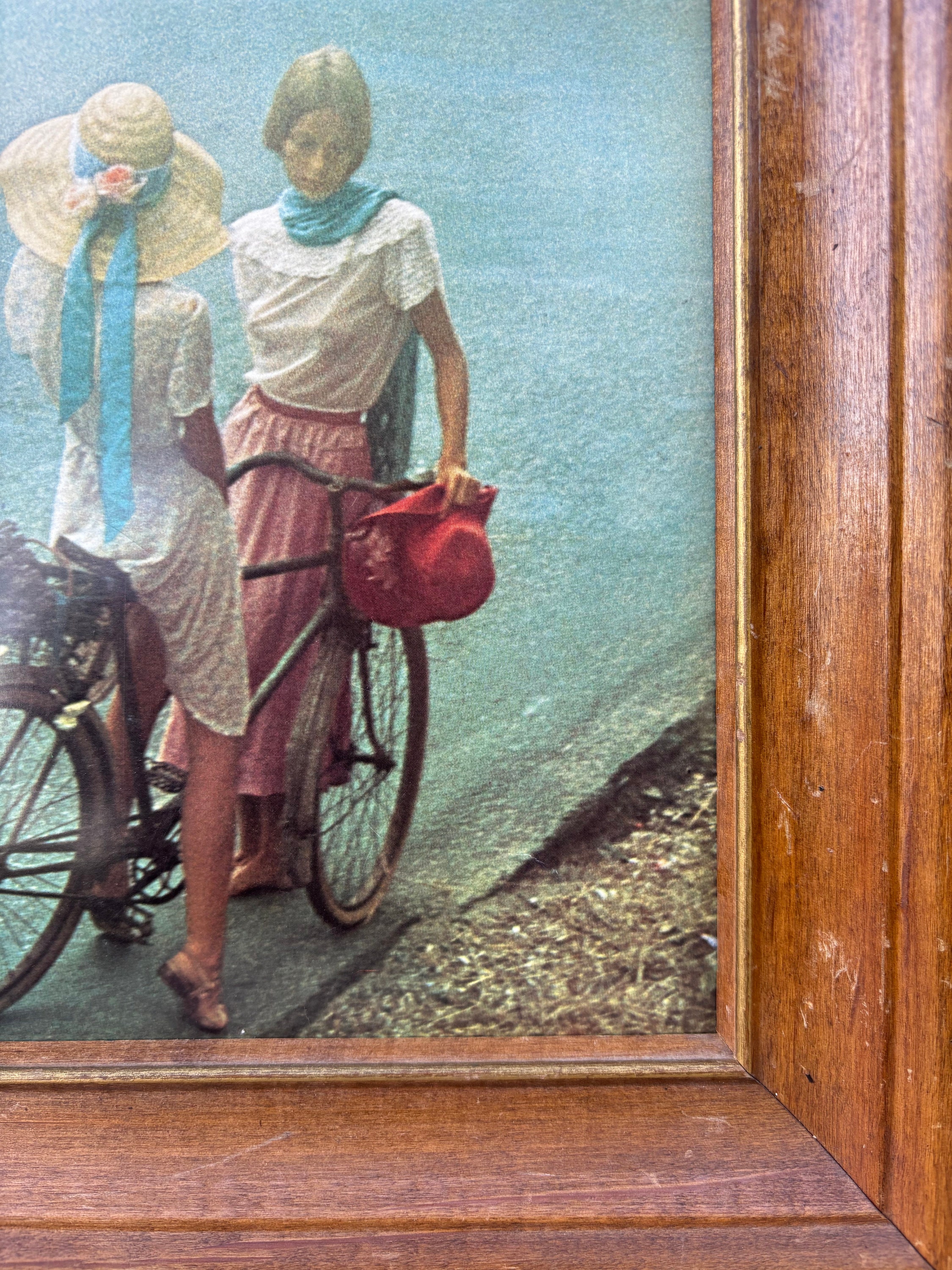 Vintage Framed David Hamilton Print/ Dreamy 1970's Photography