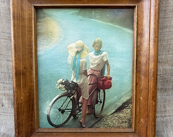 Vintage Framed David Hamilton Print/ Dreamy 1970's Photography