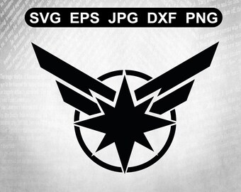 Download Captain Marvel Svg Etsy