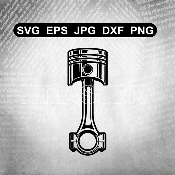 mechanic single Engine Piston SVG  Mechanic Piston vector  Svg , Dxf , Jpg , Png , Eps Cut File Download digital Silhouette Cricut cutfile