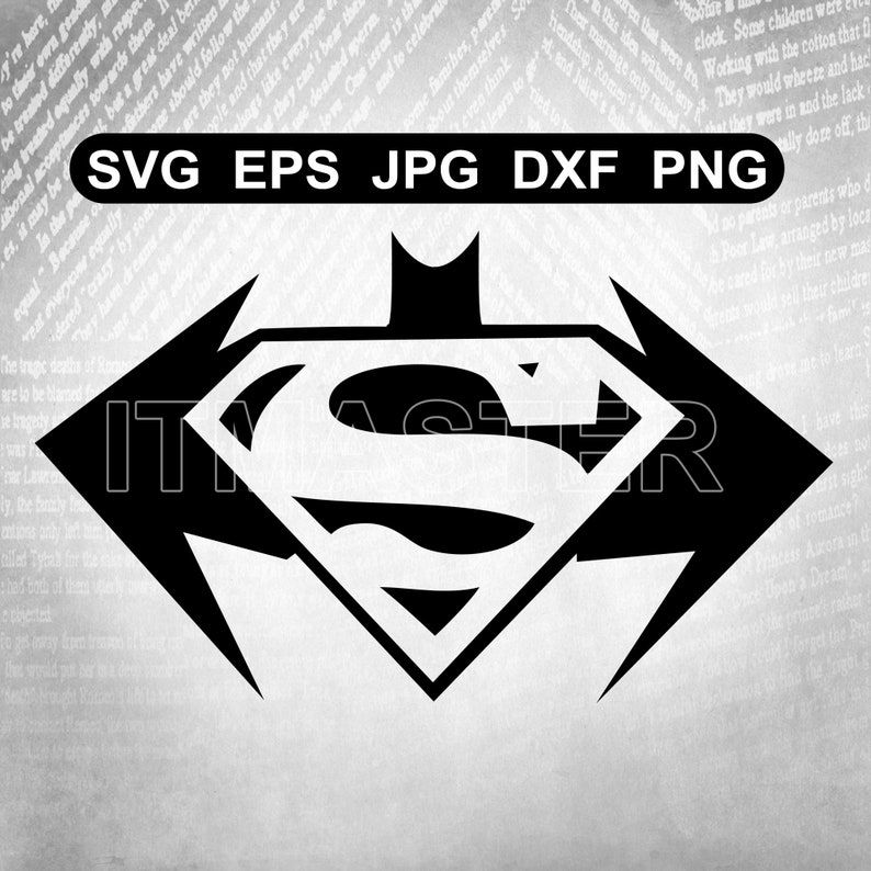 Download Batman vs Superman logo layered yellow and black Svg Dxf ...