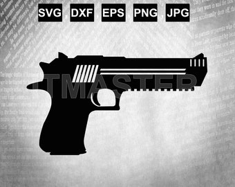 hand pistol gun svg Handgun Pistol  Gun Template Svg , Dxf , Jpg ,Png , Eps Cut File Download digital silhouette svg Cricut File handgun svg