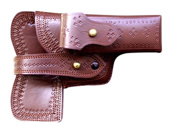 Makarov Holster OWB gun holster handmade genuine leather,Pistol leather hand stitched