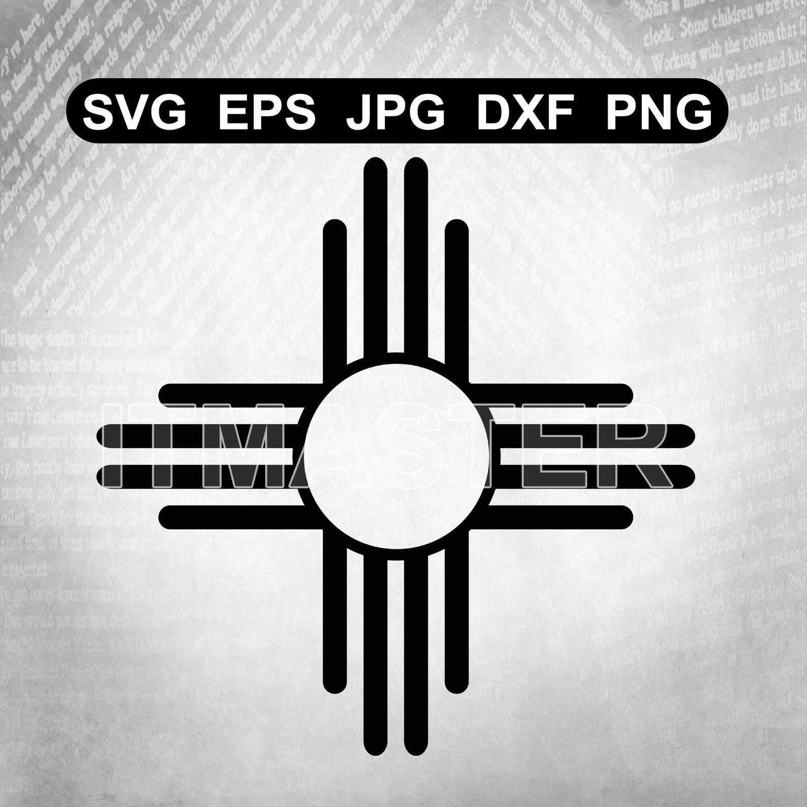 New Mexico State Flag Symbol Icon Logo Template Svg Dxf Etsy