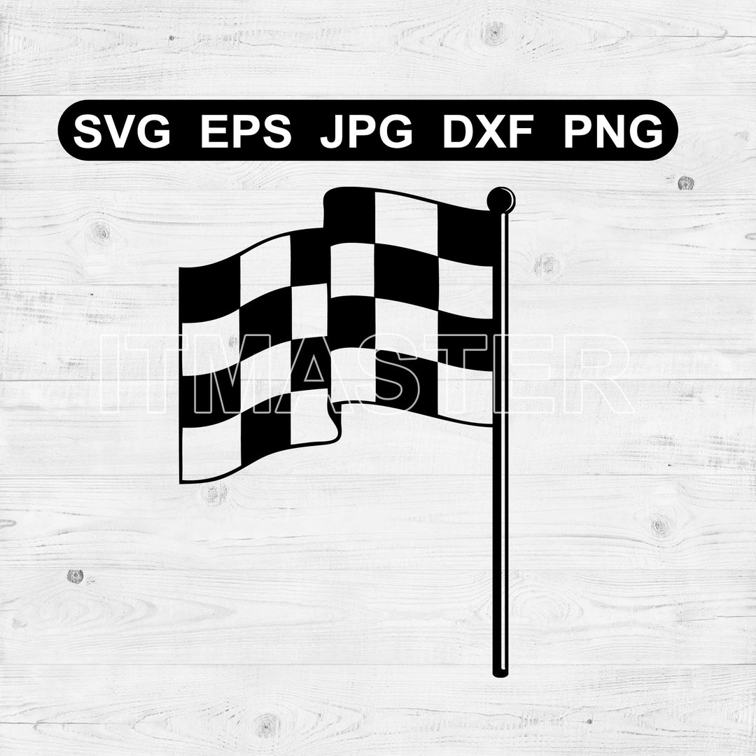 Racing Flag Nascar Flag Checkered Flag Svg , Dxf , Jpg , Png , Eps Cut ...