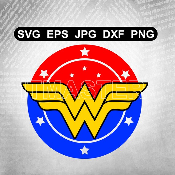 Download Wonder Woman Logo Symbol Layered Superhero Svg Dxf Jpg Etsy
