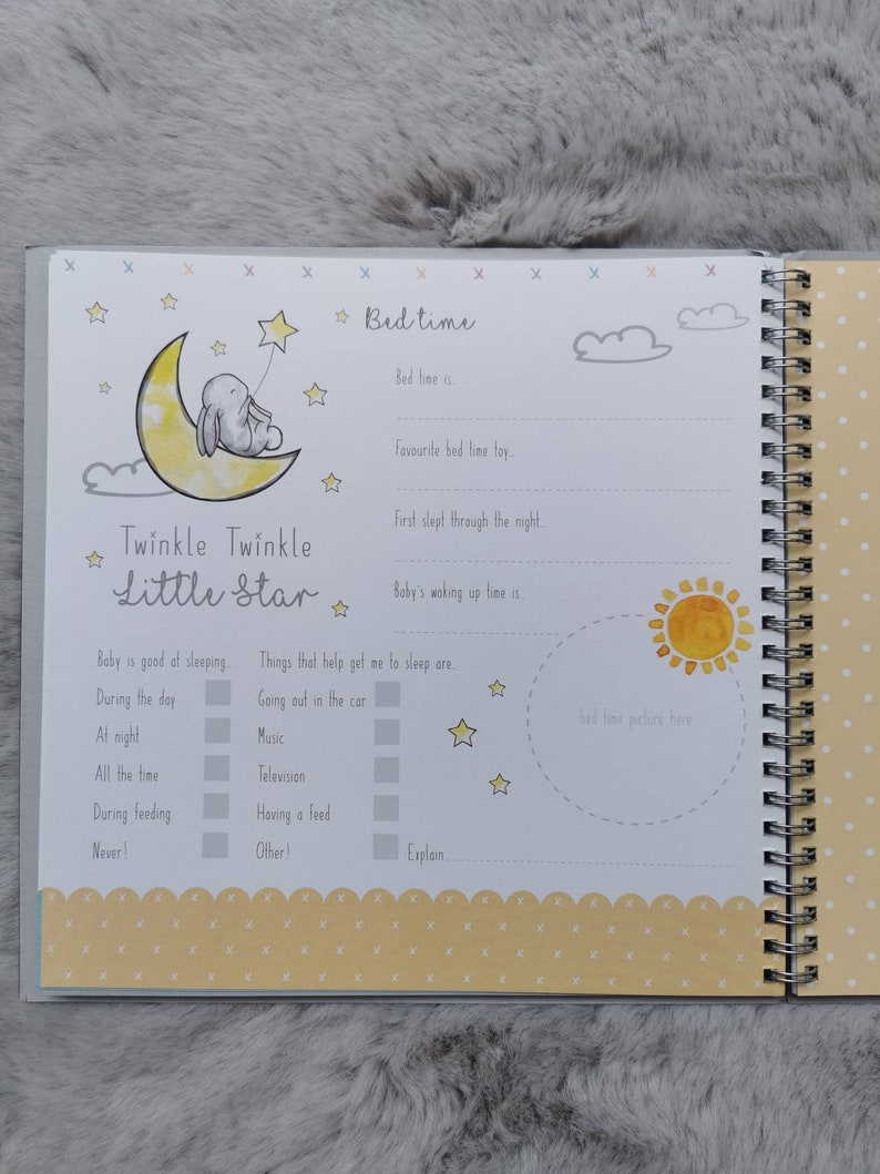 Baby record book Etsy