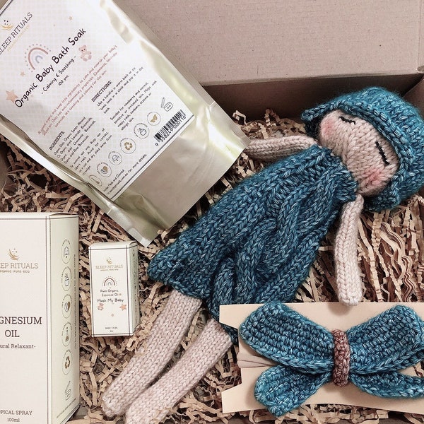 A night night hush my baby good sleep gift boxed, newborn gift box, baby gift box, baby shower gift, new mom gift box, new mum gift