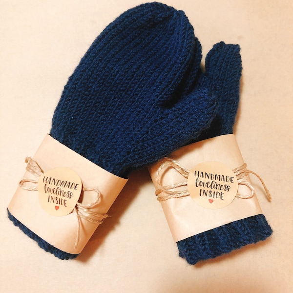 Kid’s merino wool mittens