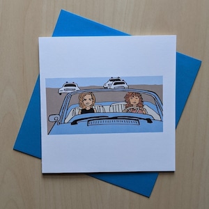 Thelma und Louise Grußkarte