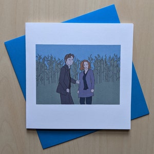 X-Files Grußkarte