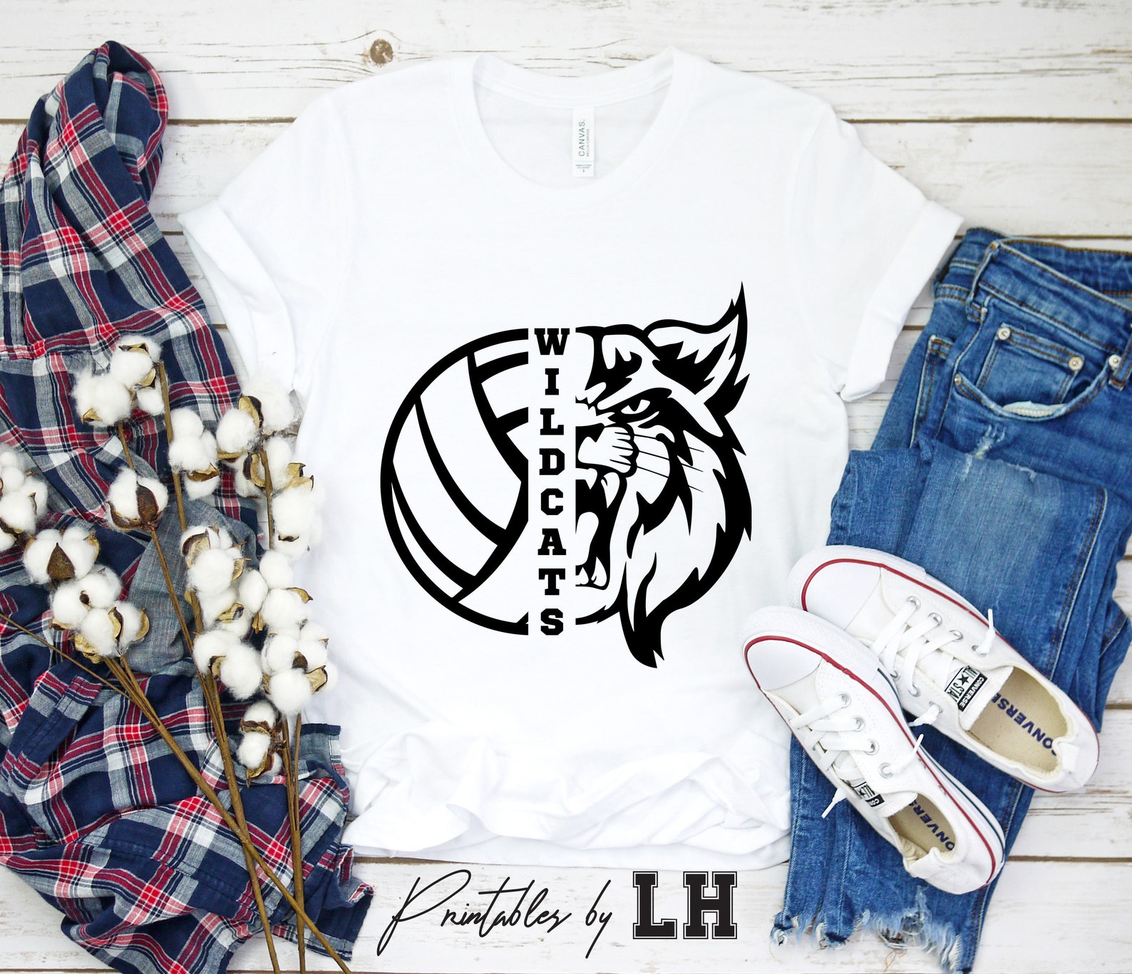 Wildcats SVG Volleyball SVG Wildcats Volleyball Tshirt Etsy