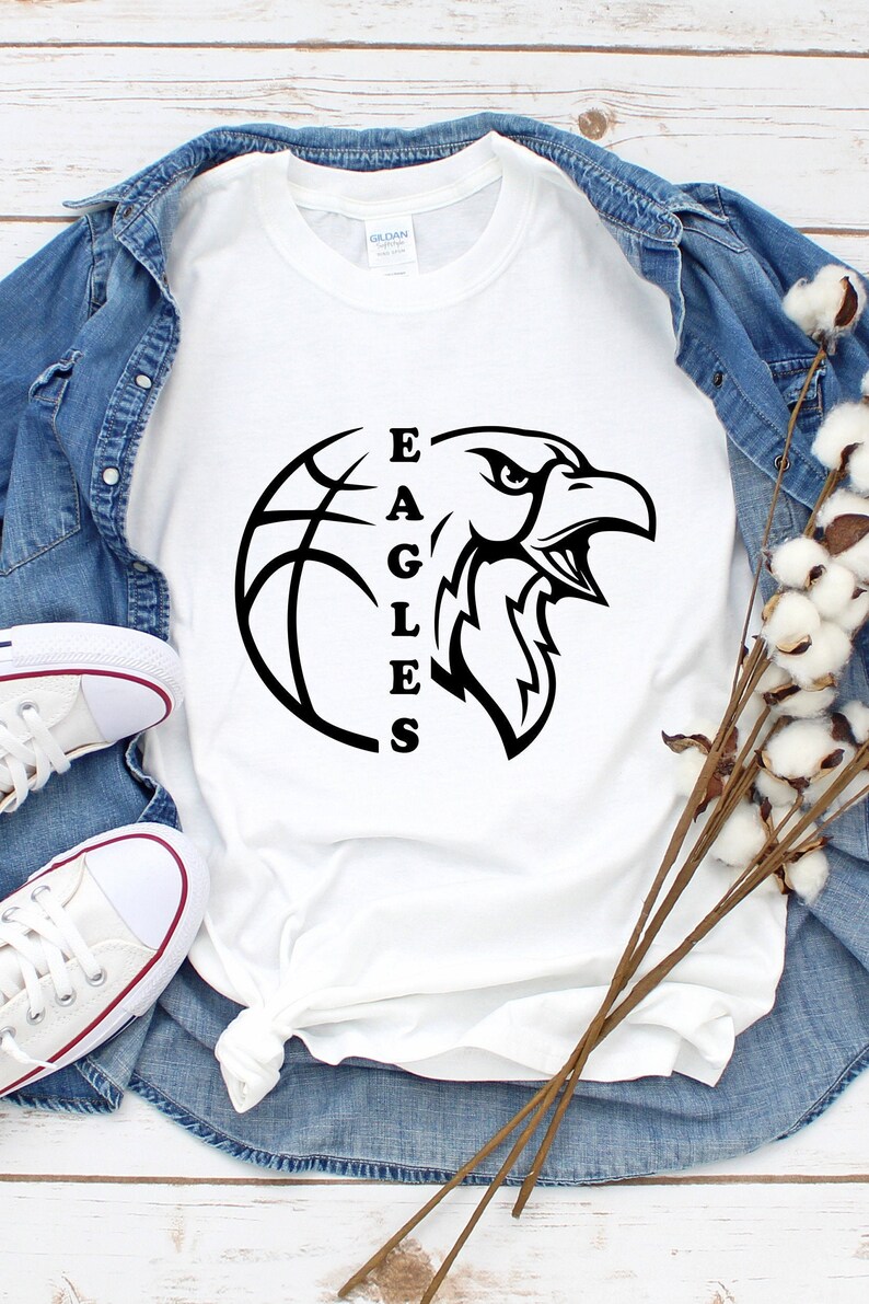 Eagles SVG Basketball SVG Eagles Basketball Tshirt Design Etsy
