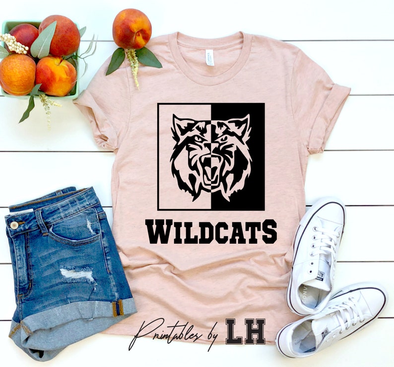 Wildcats SVG Football SVG Wildcats Tshirt Design Wildcats Etsy