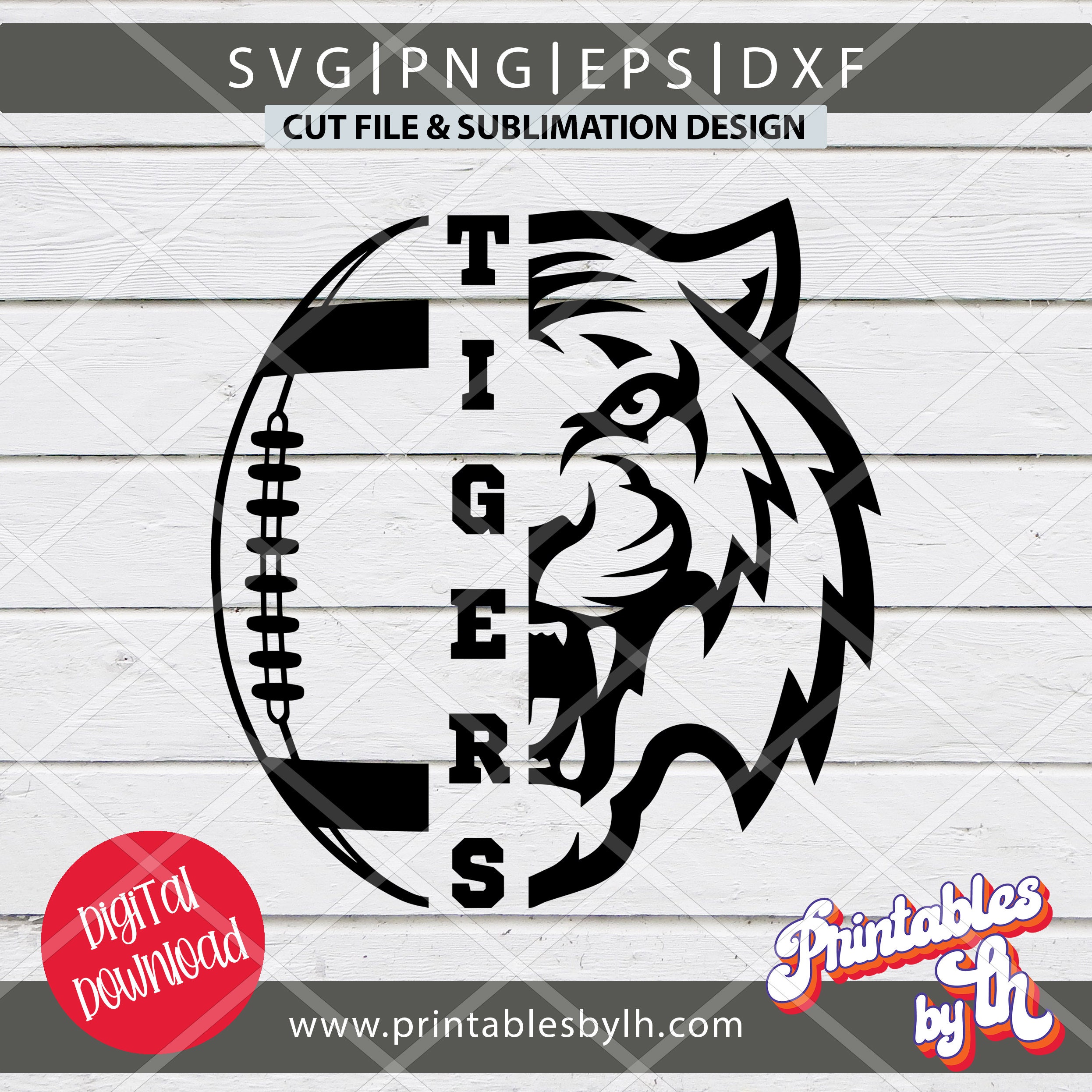 Game Day svg Cut file for Cricut Tigers team svg Tigers Football SVG