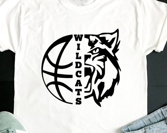 Wildcats SVG Basketball SVG Wildcats Basketball T-shirt | Etsy