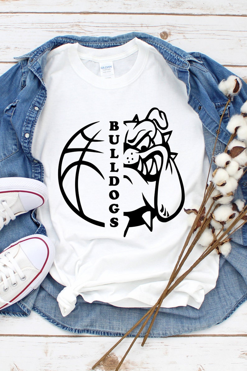Bulldogs SVG Basketball SVG Bulldogs Basketball Tshirt Etsy
