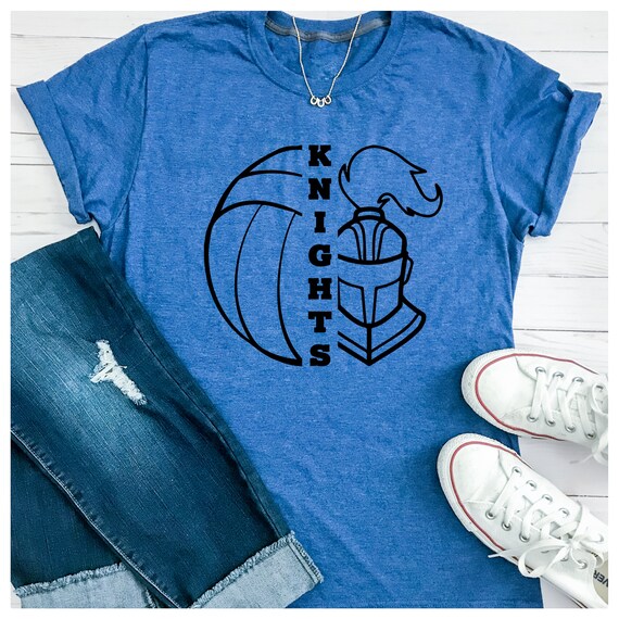 Download Knights Svg Volleyball Svg Knights Volleyball T Shirt Etsy
