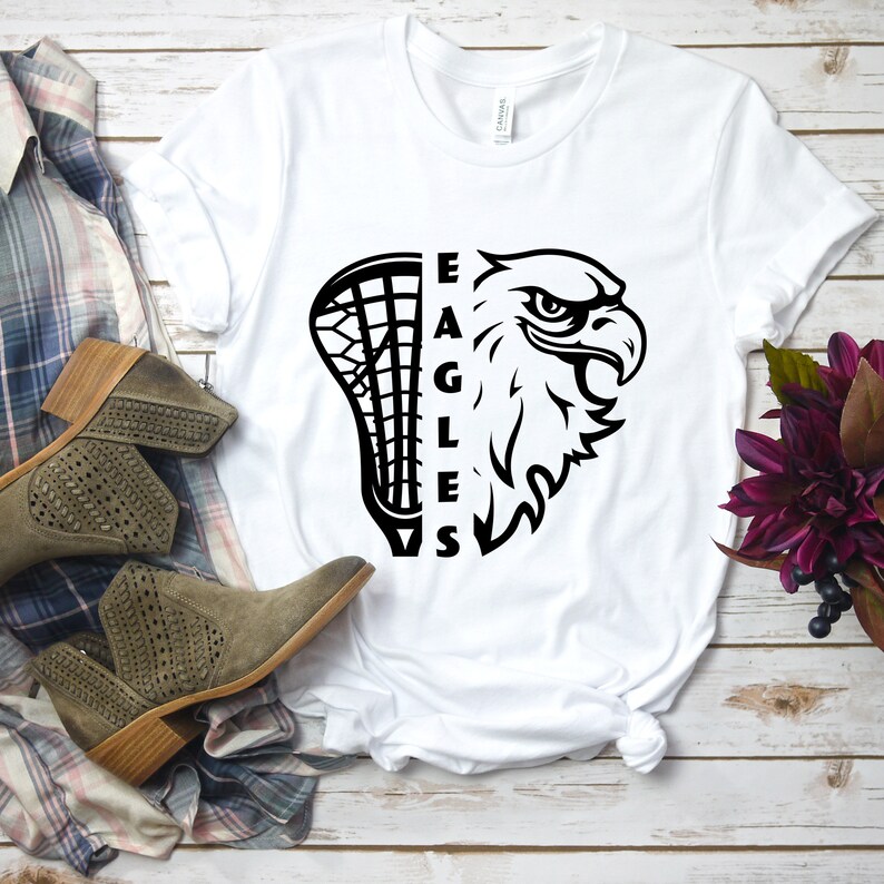 Eagles SVG Lacrosse SVG Eagles Lacrosse Tshirt Design Etsy