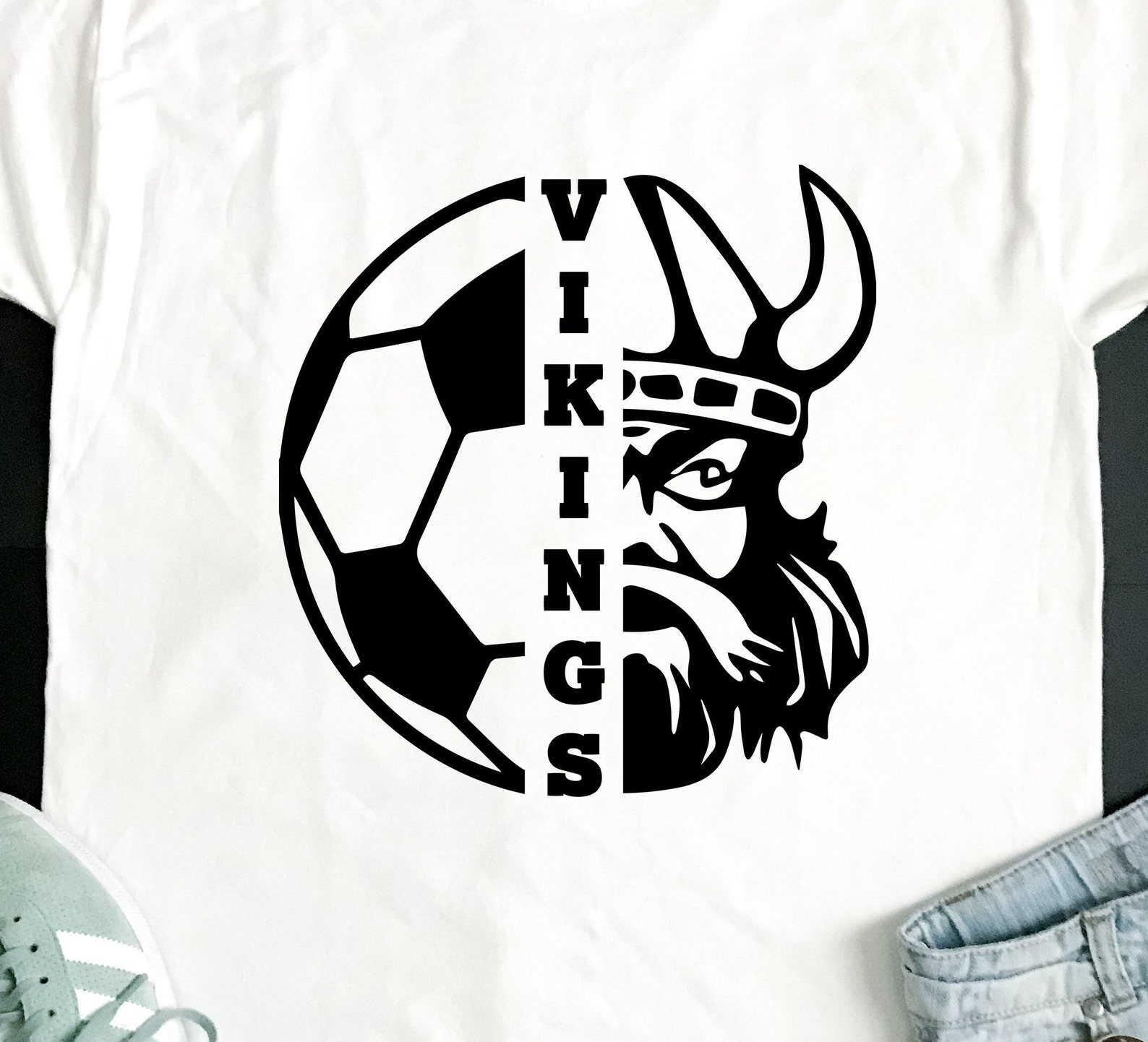 Vikings SVG Soccer SVG Vikings Soccer Tshirt Design Soccer Etsy Hong