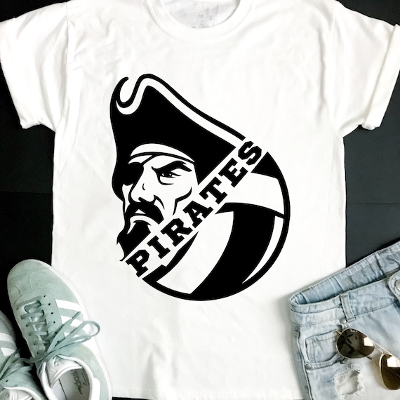 Pirates SVG Volleyball SVG Pirates Volleyball T-shirt | Etsy