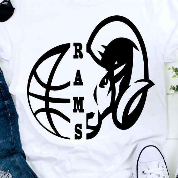 Download Rams Svg Basketball Svg Rams Basketball T Shirt Design Etsy